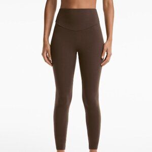 Oysho Medium Dark Chocolat Extra Compression 7/8 Length 65 CM High Rise Leggings